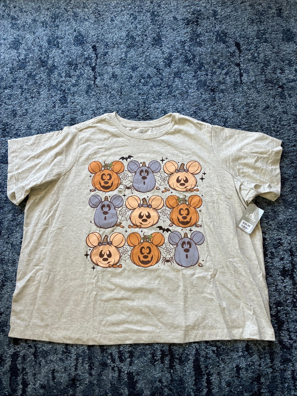 Disney Halloween Pumpkin Mouse Graphic Tee - Size 2X